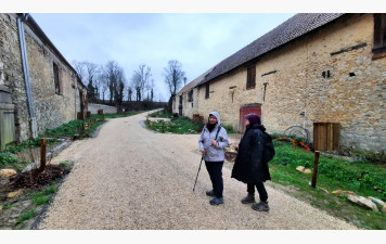Randonnée autour de bailly sur le Chemin des Gondi le 21 Décembre 2025